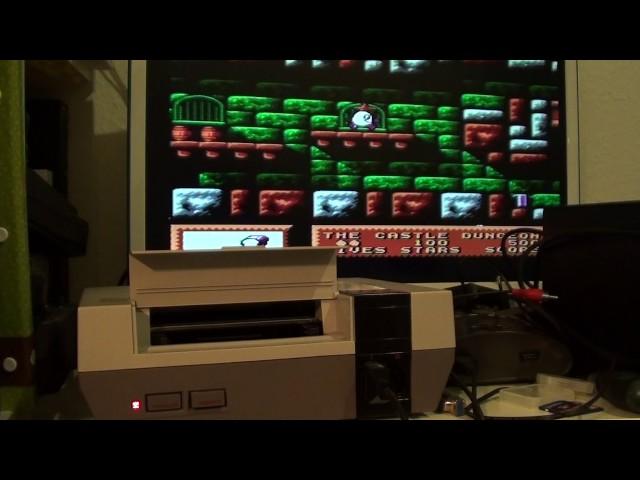 Mystery World Dizzy bug test real hardware (pal)... using aladdin deck enhancer