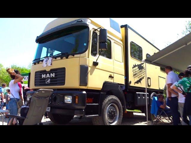 MAN 4x4 Expedition Camper Truck - Interior, Exterior, Details  - Camping & Caravan Expo 2024