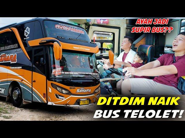 DITDIM NAIK BUS AVENTADOR.. ASIK JUGA BASURIAN 12 CORONG DI DALAM BUS..