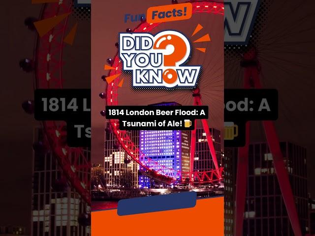 1814 London Beer Flood: A Tsunami of Ale!  #HistoryFacts #LondonBeerFlood