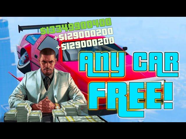 How to Get ANY Car for FREE In GTA 5 Online! (And Get Super Rich!)