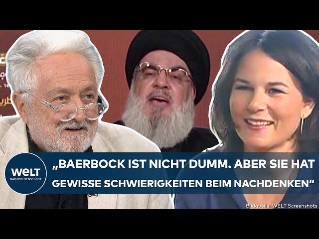 NAHOST-KRIEG: Nasrallah-Tötung! Kritik an Baerbock – "Hat gewisse Schwierigkeiten beim Nachdenken"