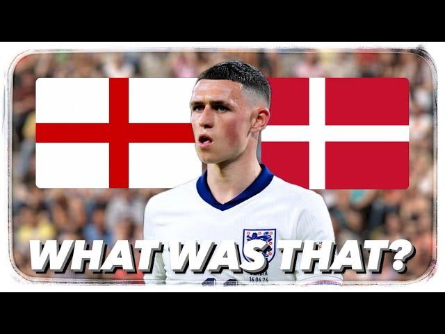 NO STRUCTURE AT ALL! | England 1-1 Denmark | Match Reaction