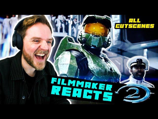 FILMMAKER REACTS TO HALO 2 ANNIVERSARY | ALL CUTSCENES!