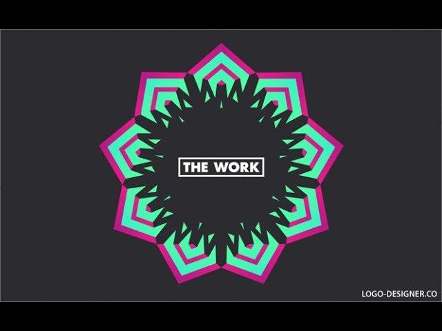 'The Work' Logo Design with Kaleidoscope