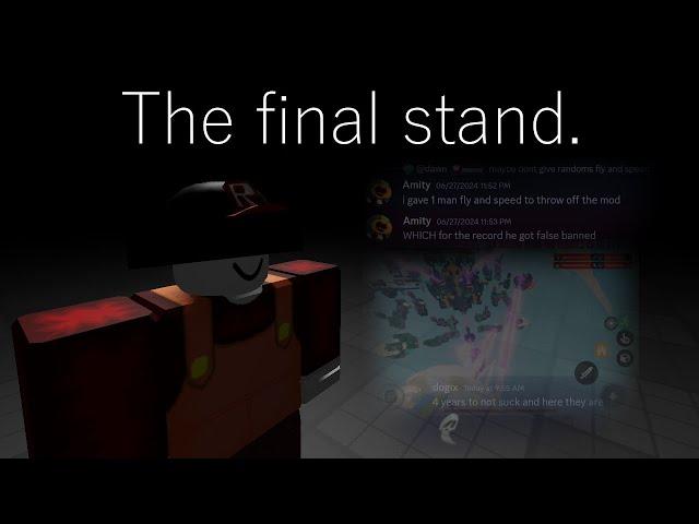 The roblox bedwars backdoor: FINAL STAND