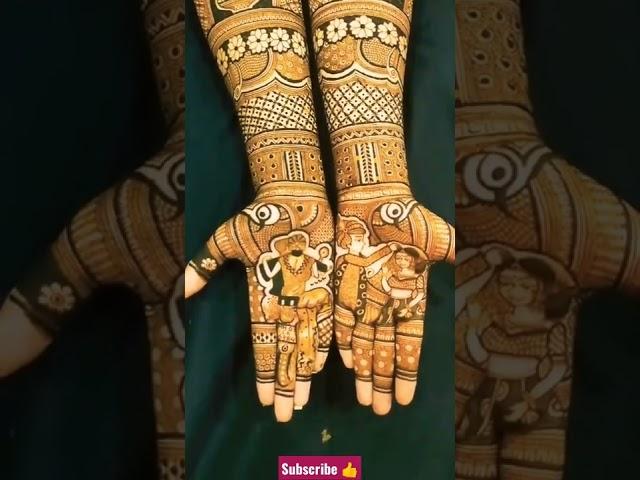 maine mehndi kia rang tere naam kiya#mehndiceremony #trending mehndi designs #shorts