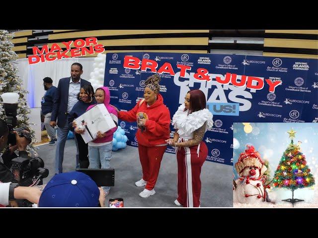 Atlanta Mayor Andre Dickens, Da Brat & Judy Spread Holiday Love with Epic Kids Christmas Giveaway 