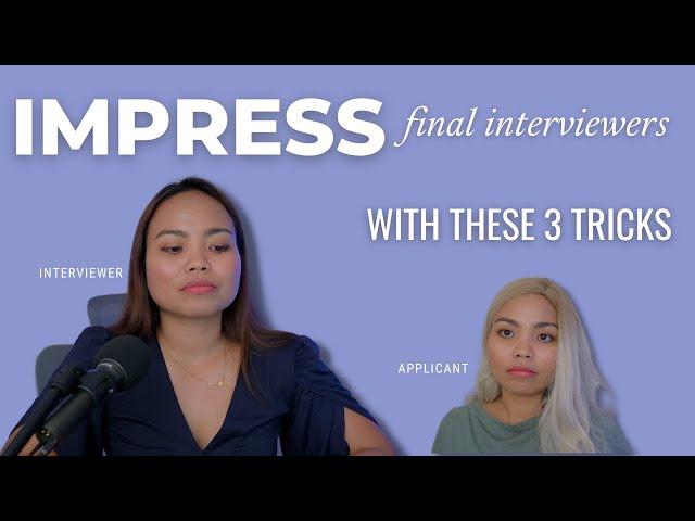 How to Impress Your Interviewer, Call Center Final Interview