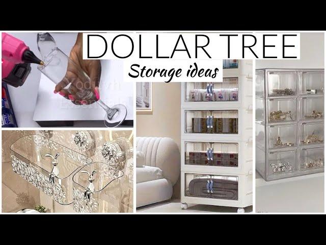 STORAGE IDEAS With DOLLAR TREE ITEMS! Quick AND Easy STORAGE AND ORGANIZATION SOLUTIONS