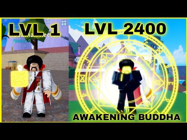 Becoming Sengoku Awakening The Human Buddha Fruit In Blox Fruits