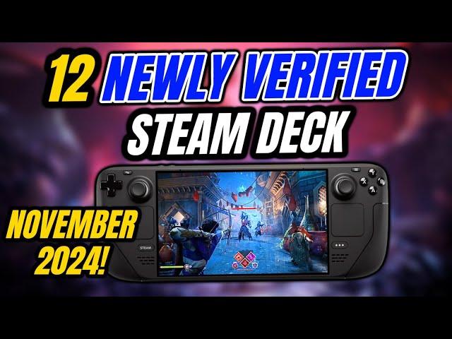 12 Newly Verified & Most Suitable Steam Deck Games NOVEMBER 2024!