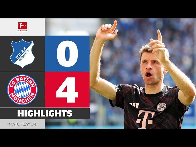 On Fire Till The Very End! | HOFFENHEIM - FC BAYERN | Highlights | Matchday 34 – Bundesliga 24/25
