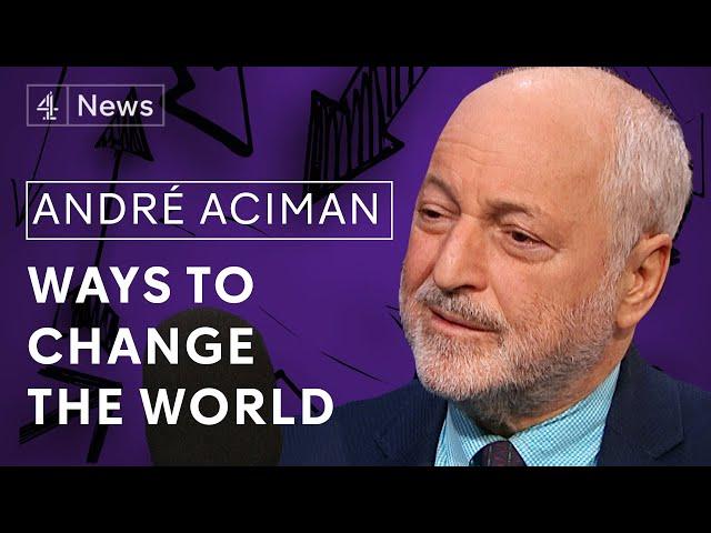 Author André Aciman: 'I wrote about gay love, not realising I was taking on the taboo'