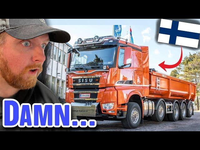 American Reacts to SISU Trucks from Finland