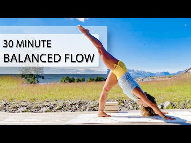 30 Minute Balanced Full Body Flow — Yoga for Strength and Flexibility