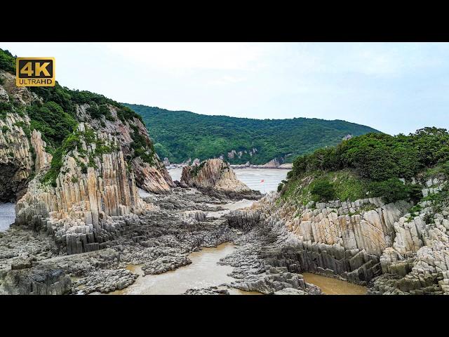 Exploring China’s Most Breathtaking Coastal Stone Forest: 1.2 Million Basalt Columns Hidden Here!