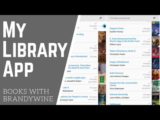 "My Library" app / Books with Brandywine ep 6