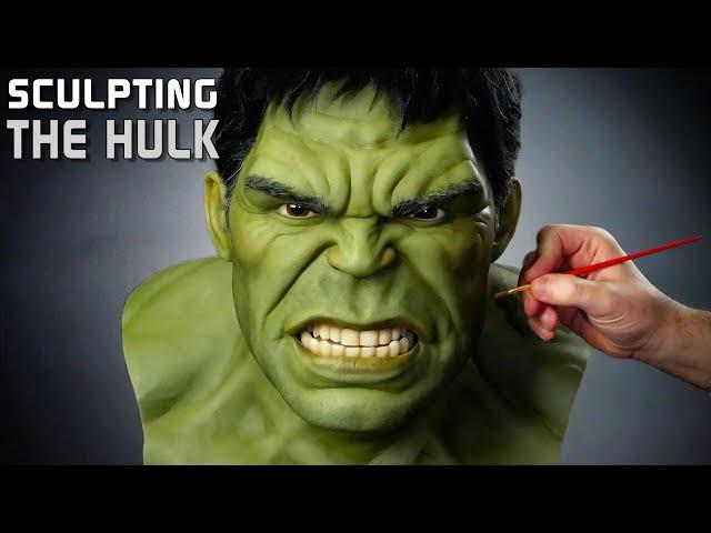 Hulk Life-sized Sculpture Timelapse - Avengers