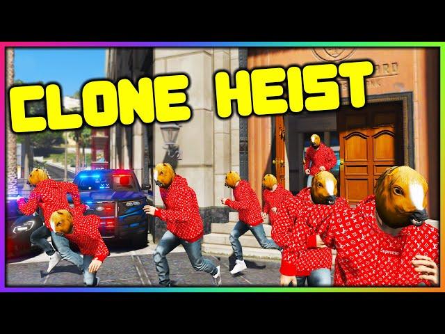 GTA 5 Roleplay - 20 CLONES ROB BANKS | RedlineRP