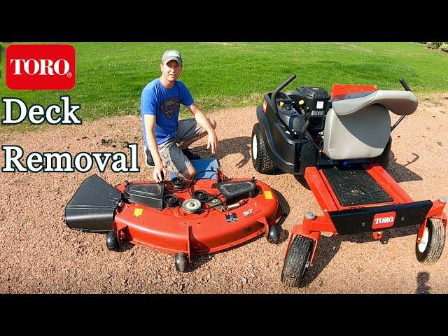 How To Remove a Toro TimeCutter Deck and Maintenance Tips