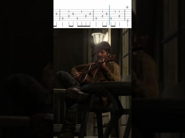 The Last Of Us Part II: Helplessly Hoping by Joel (100% Accurate Guitar Tab) #shorts