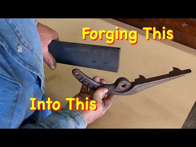 Forging 3/4 x 2 1/2" Steel Bar into a Step Casting | Engels Coach Shop