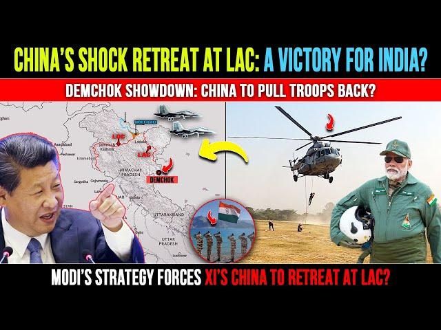 India vs China Breakthrough: PLA Retreat at Demchok vs Indian Army