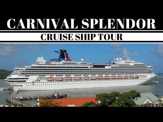 Carnival Splendor Cruise Ship Tour & Balcony Stateroom