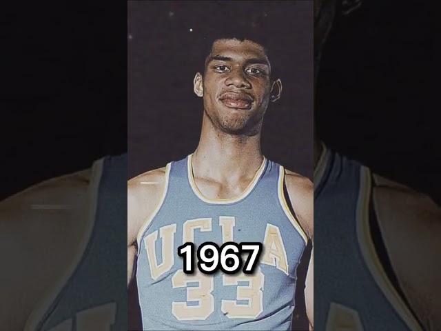 Kareem Abdul-Jabbar Over The Years! ️ #nba #basketball #shorts