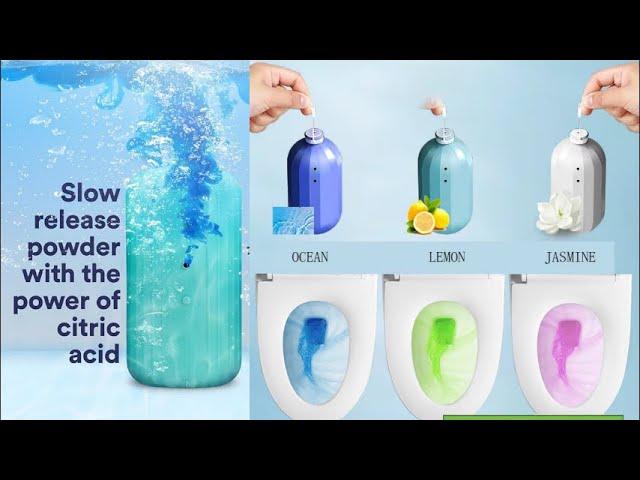 Automatic Royal Blue Bubble Toilet Cleaner | 90-Day Freshness & Deodorization! Global Gadget Hub