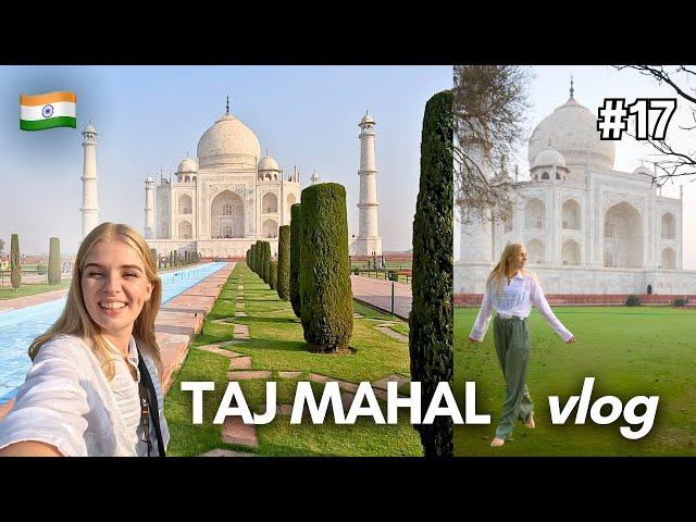 We Visited The TAJ MAHAL, Trying Local food & Shopping for Holi in INDIA  - Vlog #17