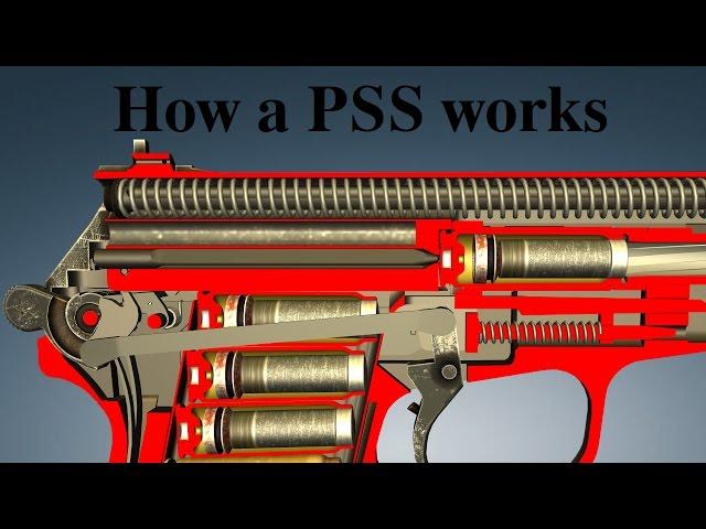 How a PSS silent pistol works