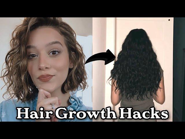 Here's how I grew my wavy hair long and healthy! hair growth tips 2023