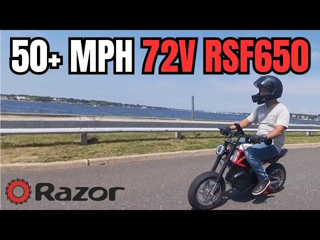 Razor RSF650 + EON 72V High Power Battery and E&C EC4P Motor