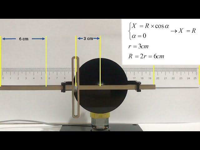 Rotary to linear motion -  Scotch Yoke Mechanism