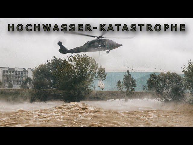 HOCHWASSER-KATASTROPHE | BUNDESHEER BLACK HAWK zur Unterstützung bei DAMMBRUCH!