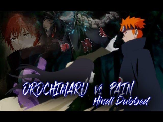 Orochimaru vs Pain  Full Fight {Hindi Dubbed} HD