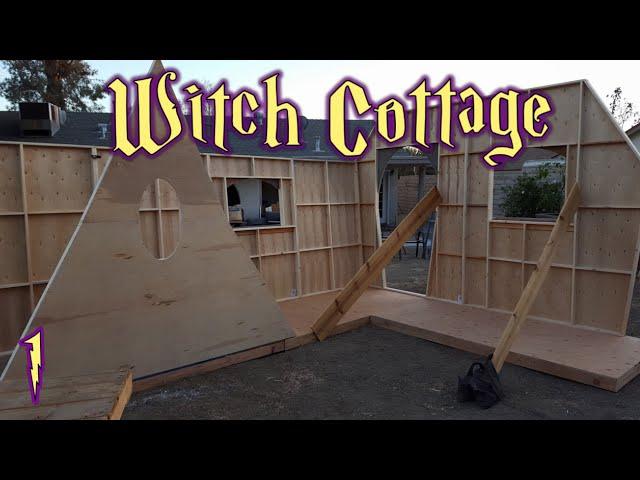 Making A Witch's House Decoration - Starting A Fun Witch Cottage Build