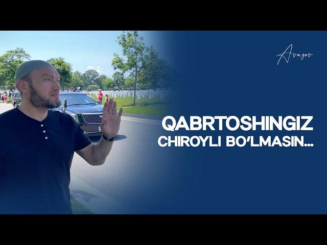 Qabrtoshingiz chiroyli bo’lmasin… | Alisher Avazov