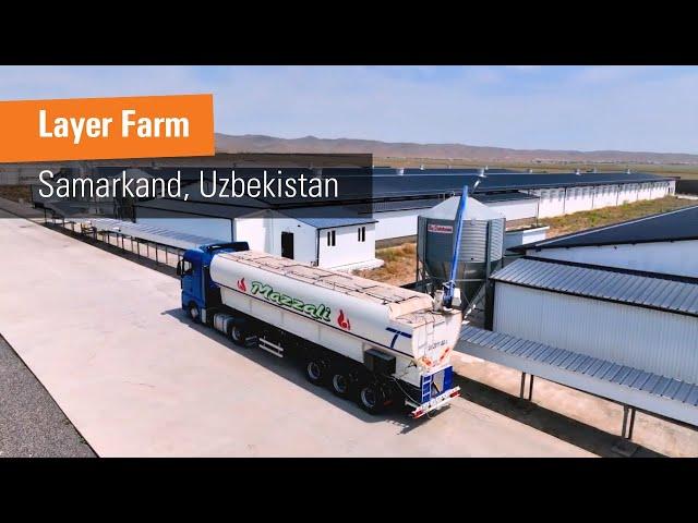 Egg Production | Layer Farm Project in Uzbekistan by Big Dutchman