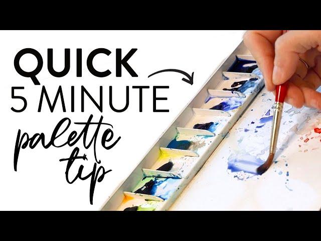 This watercolor palette tip will make your art BETTER