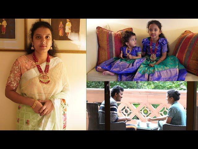 Full day vlog in Leela Palace|kids photoshoot|life with  kids kanisshka అల్లరి చూడండి