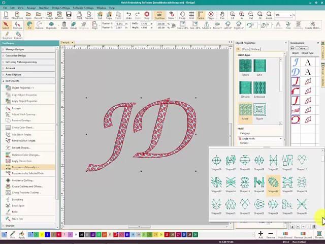 ESA Embroidery Fonts & Beyond - Hatch Embroidery Software Tutorial