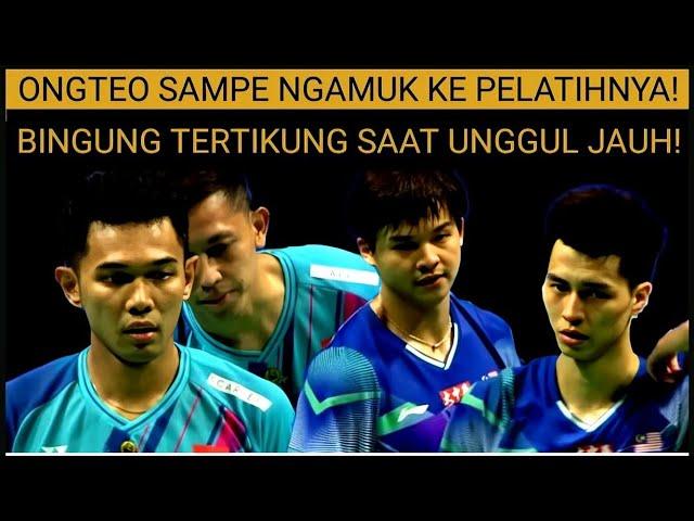  AKHIRNYA MINTA MAAF KE FAJRI NIH! Fajar Alfian/Rian Ardianto vs Ong Teo/Yeo. Badminton Bulutangkis