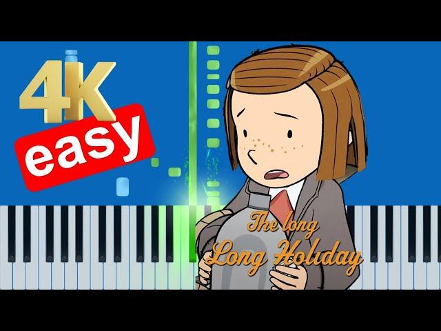 The Long Long Holiday Theme Song EASY Piano Tutorial