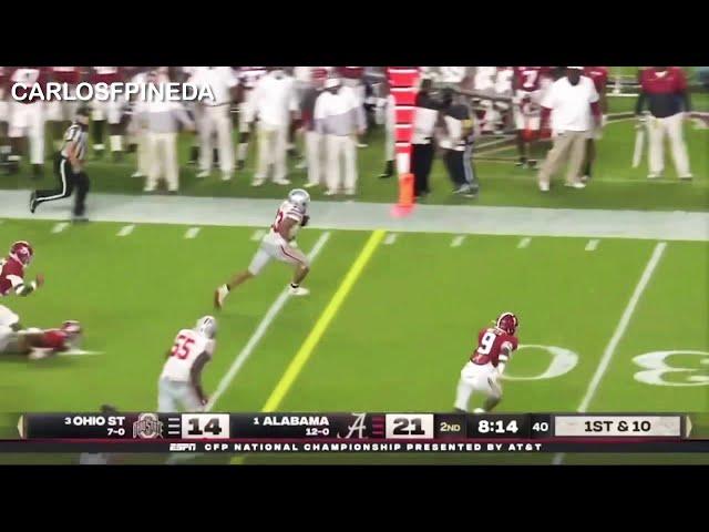 Master Teague breaks free for big gain Ohio State vs Alabama