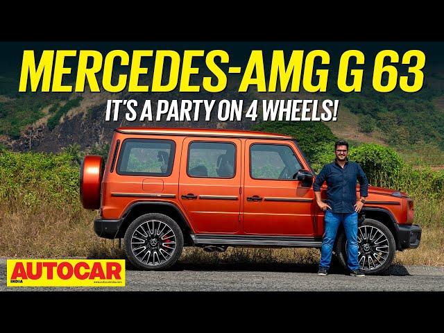 2024 Mercedes-AMG G 63 review - Mad fun! | Autocar India