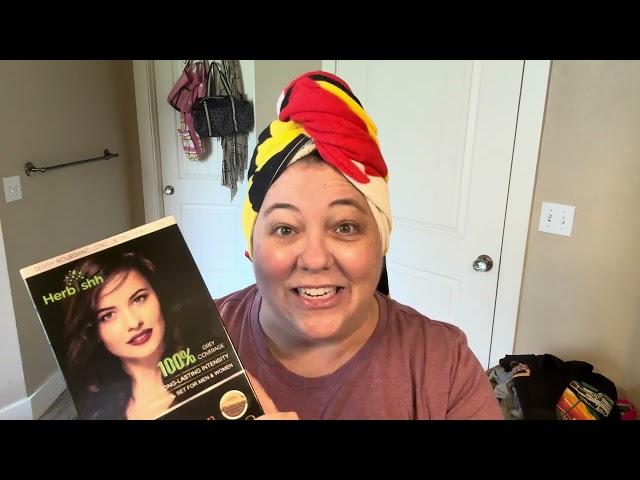 Herbishh Hair Color Shampoo Review #haircolor #hairtransformation #greyhair @herbishh.haircare