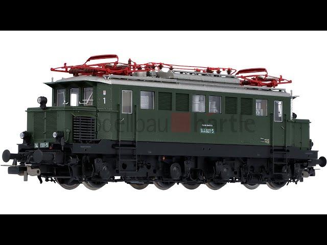 PIKO 51180 / 51182 / 51183 E-Lok BR 144 001 DB | Spur H0